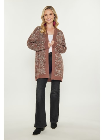 usha FESTIVAL Women Cardigan in camel multicolor