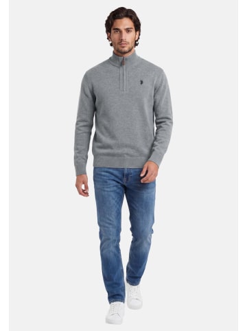 U.S. Polo Assn. P-011 in Grau Meliert-Navy