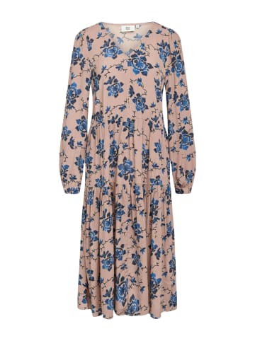 Noa Noa Langes Kleid EllenNN in Print Rose-Blue
