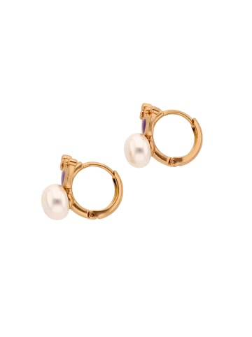 myMo Women Earrings in Rose Gold Multicolor