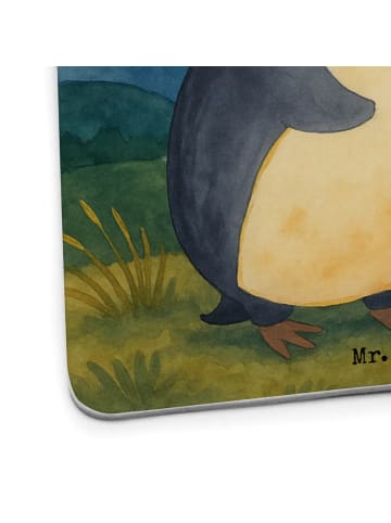 Mr. & Mrs. Panda Tischuntersetzer Pinguine Einschlafen Design oh... in Weiß