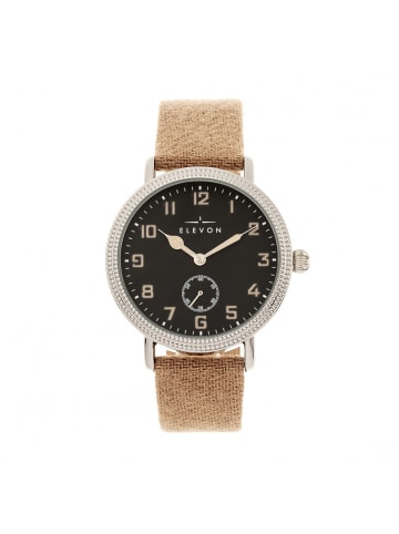 Elevon Northrop Uhr mit Wollüberzug und Lederarmband in Tan/Black