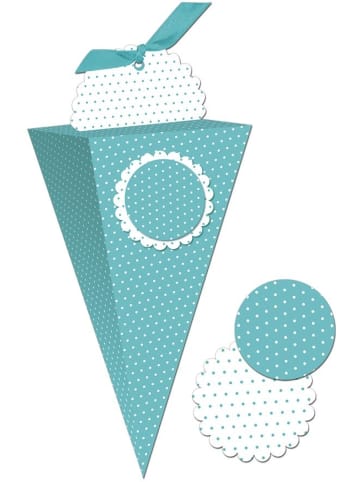 Buntpapierfabrik Ludwig Bähr Geschenkbox Chiara 7,5x20x7,5cm Packung mit 5 Stück Motiv: 31