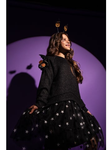 Coccodrillo Tüllkleid in schwarz