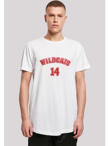 F4NT4STIC Long Cut T-Shirt Disney High School Musical The Musical Wildcats 14 in weiß
