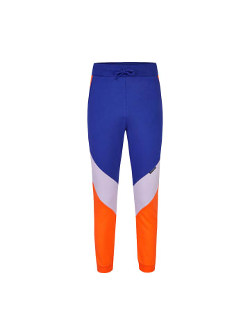 MANITOBER Cut & Sew Jogginghose in FarbeOrange/Lilac/Blue