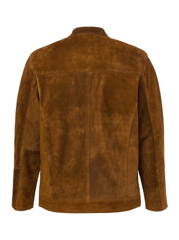 Men Plus Lederjacke in baumrinde
