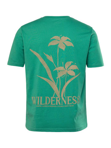 Men Plus Kurzarm T-Shirt in mineralgrün