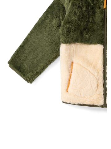 Little Green Radicals Gemütliche Fleecejacke aus recyceltem Material in Grün