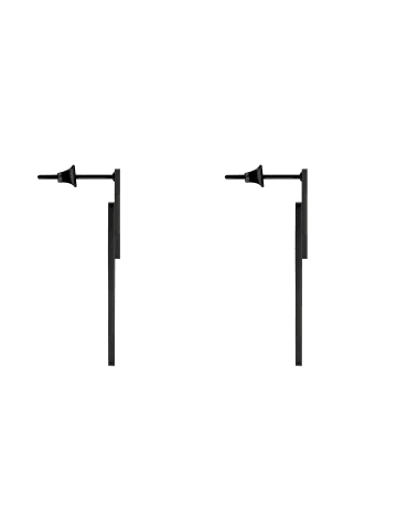 LIEBESKIND BERLIN Ohrhänger The Geometric in schwarz