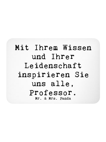 Mr. & Mrs. Panda Pinnwand Magnet Spruch Inspirierender Professor... in Weiß