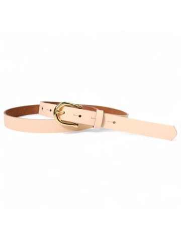 FRONHOFER Ledergürtel in Peach