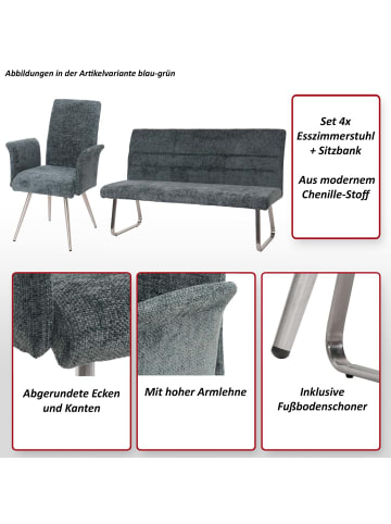 MCW Esszimmer-Set G55, Blau-grün