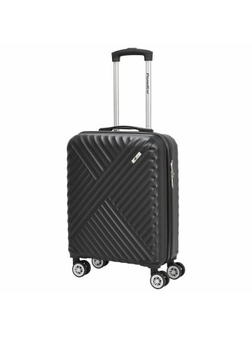 Paradise by CHECK.IN Kingston - 4-Rollen-Kabinentrolley 55 cm (lila) in schwarz