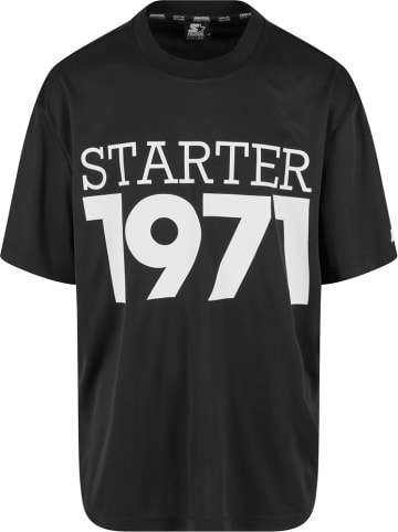 Starter Black Label T-Shirt "Starter Train Day Mesh Jersey" in Schwarz