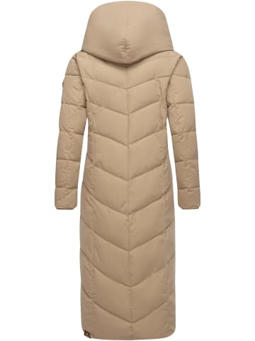 ragwear Steppmantel Natalka Extralong in Taupe24