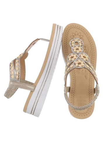 Ital-Design Sandale & Sandalette in Gold
