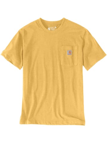 CARHARTT  Pocket T-Shirt in gelb