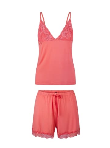 Linga Dore set Pyjama in Spiced coral