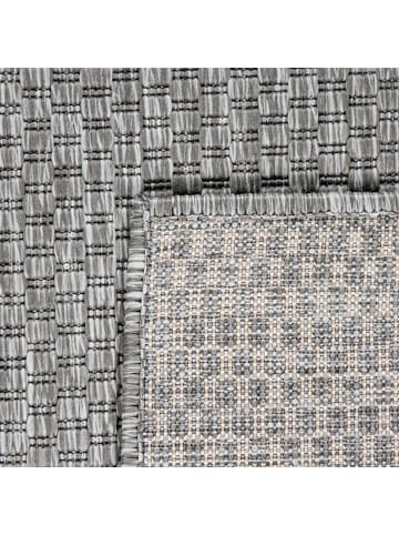 KADIMA DESIGN Teppich Kurzflor Unifarben Wohnzimmer in Hellgrau