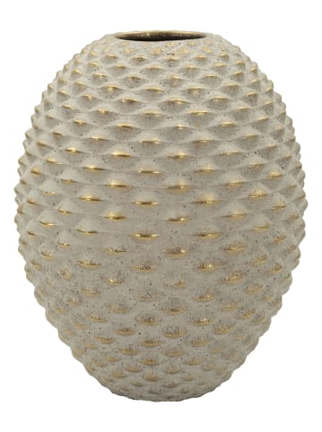 Mauro Ferretti Beige Keramikvase Ø 23,5 x 28,5 cm