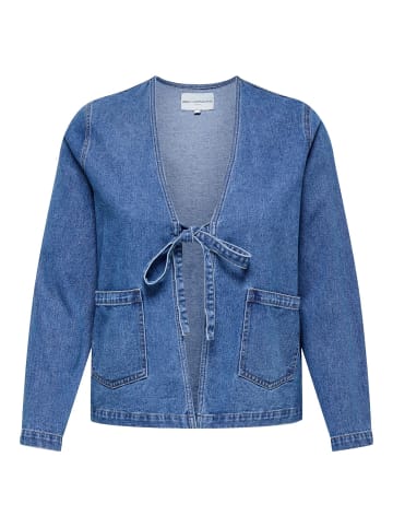 ONLY Carmakoma Jeansjacke in Medium Blue Denim