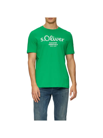 s.Oliver T-Shirt 1er Pack in Grün