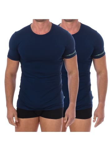 Bikkembergs 2er-Set: Unterhemd in Blue