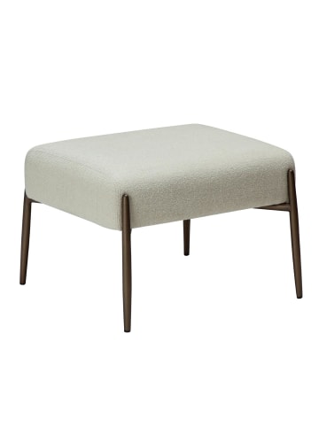 ebuy24 Pouf Glam Weiß 55 x 51 cm