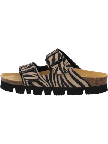 Palado Pantoletten Korfu PL Wild in Beige Zebra