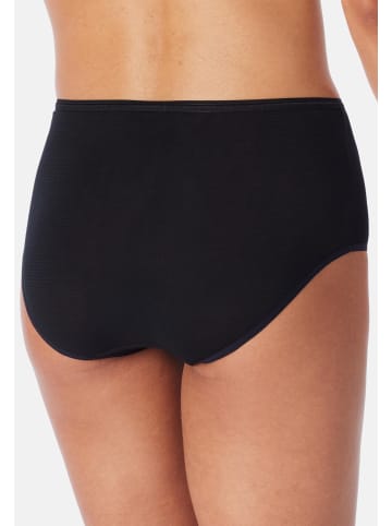Schiesser Midi Slip Modal Essentials in Schwarz / Sand