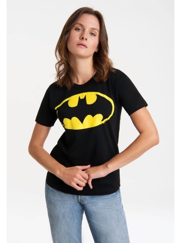 Logoshirt T-Shirt DC Comics - Batman Logo in schwarz