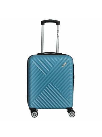 Paradise by CHECK.IN Kingston - 4-Rollen-Kabinentrolley 55 cm (lila) in türkis