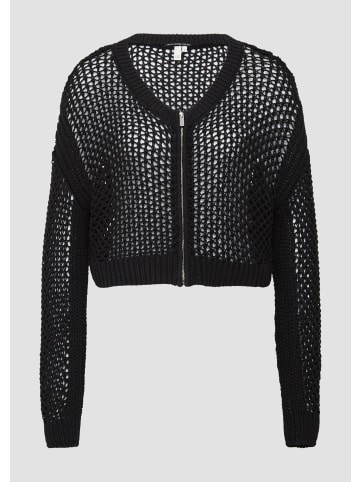 QS Strickjacke in 9999_schwarz