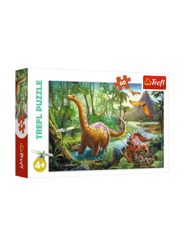 COFI 1453 Dinosaur Migration Puzzle 60 Teile Spannendes Dino-Abenteuer in mehrfarbig