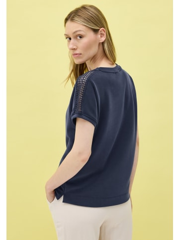 Cecil 'Silk Touch T-Shirt' Marineblau