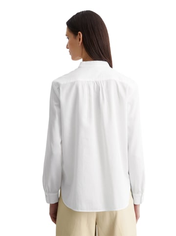 Marc O'Polo Stehkragenbluse relaxed in Weiß