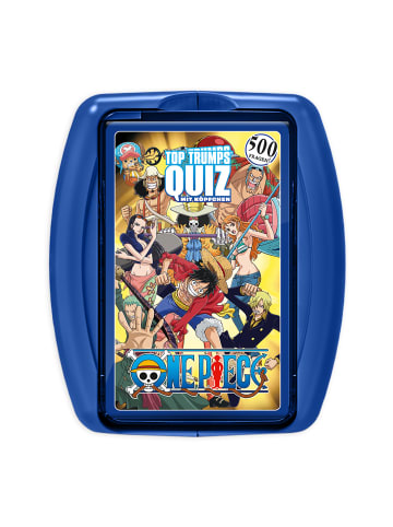 Winning Moves Top Trumps Quiz - One Piece Quizspiel Wissensspiel in blau