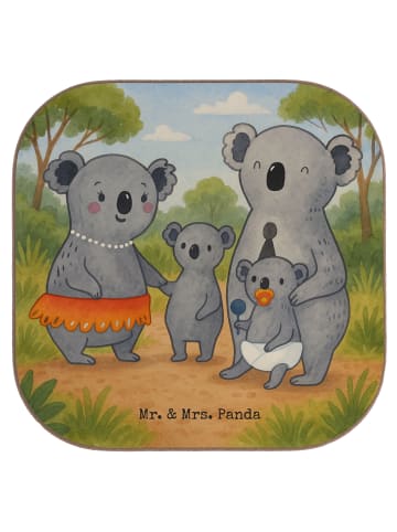 Mr. & Mrs. Panda Tassen Untersetzer Koala Familie Design ohne Sp... in Weiß