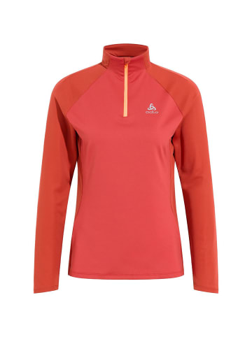 Odlo Mid layer 1/2 zip ESSENTIAL in Dunkelrot429