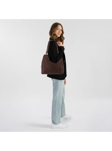 Cowboysbag Chained Wallowa Shopper Tasche Leder 36 cm in hickory