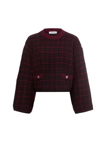 edited Strickpullover in bordeaux - 0001