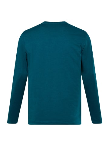 Men Plus Kurzarm T-Shirt in rauchblau