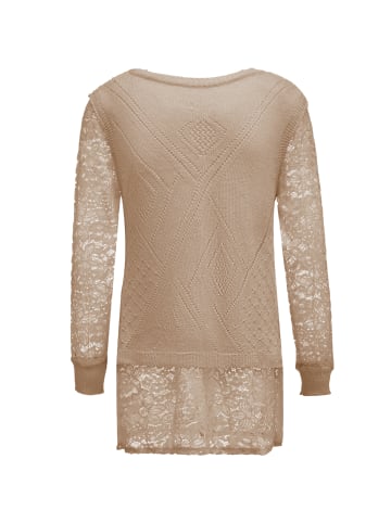 faina Women Sweater in Taupe