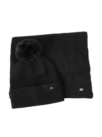 KOROSHI Strickschal in BLACK