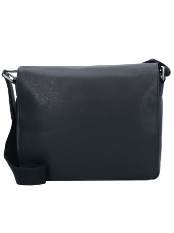 Leonhard Heyden Berlin Messenger Umhängetasche Leder 32 cm Laptopfach schwarz