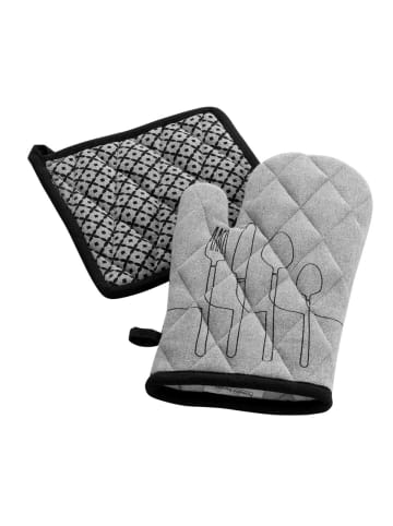 Douceur d’Intérieur Ofenhandschuh in grau