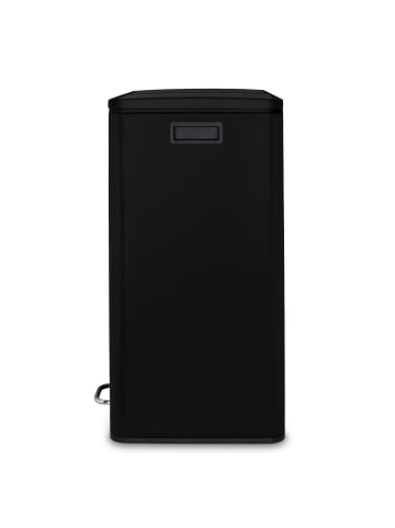 Les collectors Mülleimer 2x30L N°910 Schwarz Matt