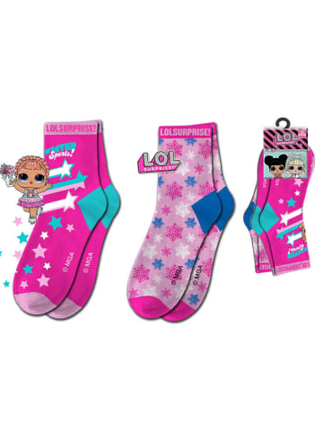 COFI 1453 Surprise Socken 2er-Pack für Kinder – Bequeme Alltagsbegleiter in Rosa