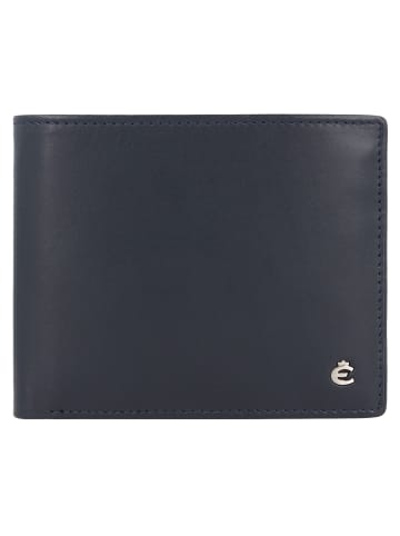 Esquire Harry Geldbörse RFID Leder 11 cm in blau